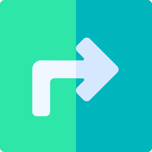 Поверни направо бесплатно иконка