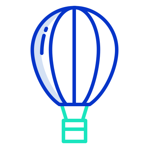 globo aerostático icono gratis