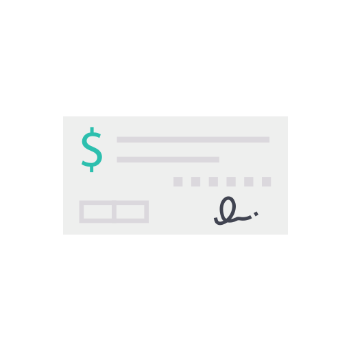 cheque icono gratis