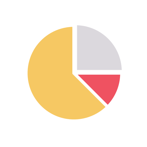 gráfico circular icono gratis