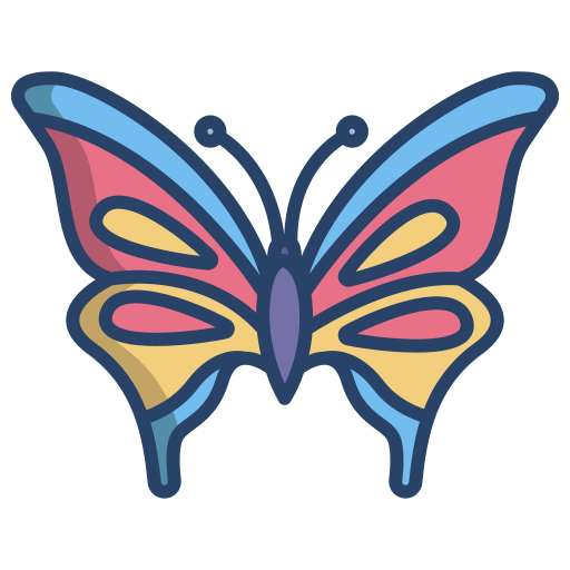 papillon Icône gratuit papillon Icône gratuit