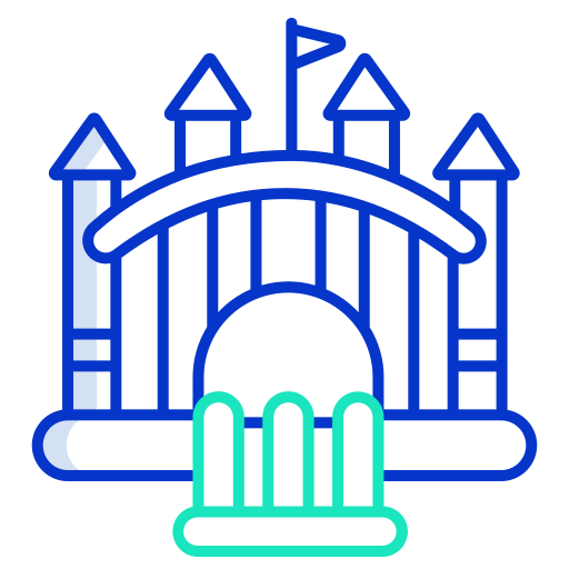 château gonflable Icône gratuit château gonflable Icône gratuit