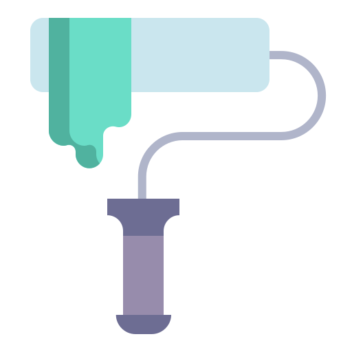 rodillo icono gratis