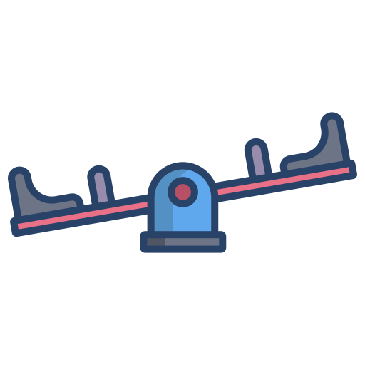 Seesaw Icongeek26 Linear Colour icon