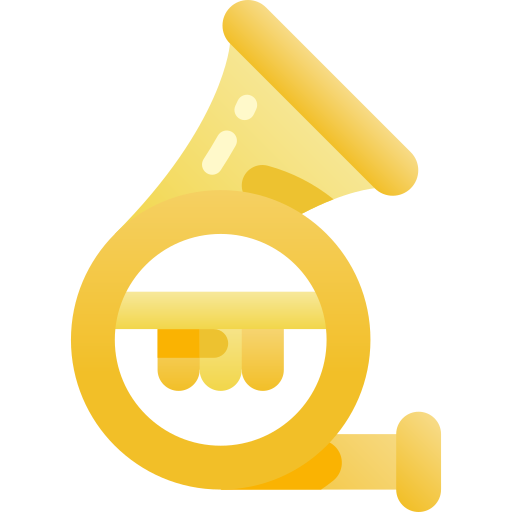 trompa francesa icono gratis