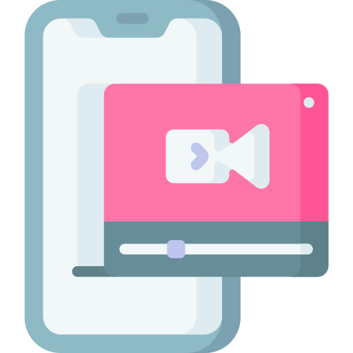 reproductor de video icono gratis