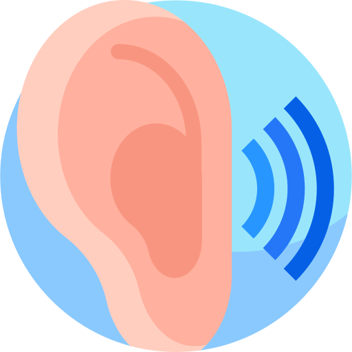 Auditory Detailed Flat Circular Flat icon