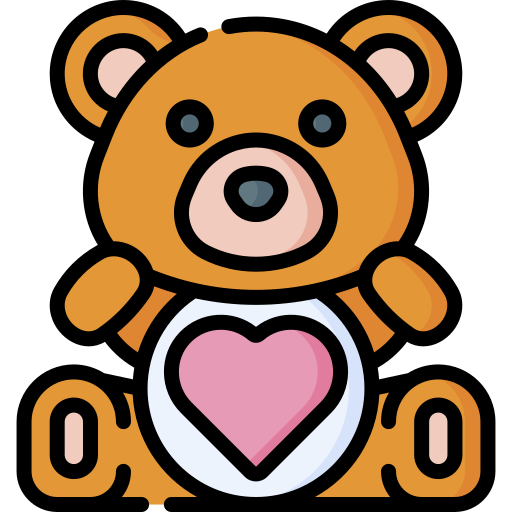 oso de peluche icono gratis