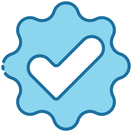 Verified account Generic Blue icon