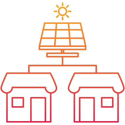 energía solar icono gratis