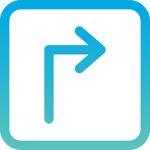 Turn right free icon Turn right free icon