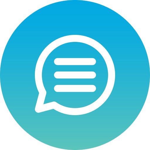 Chat Generic Flat Gradient icon