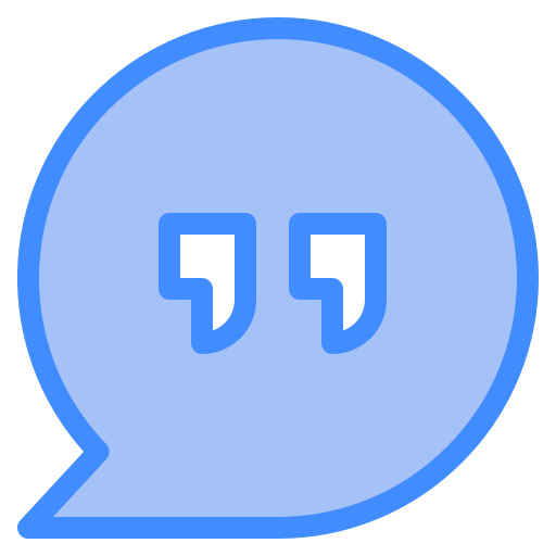 Chat Generic Blue icon