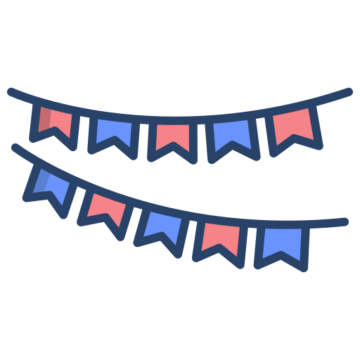 Garland - Free birthday and party icons