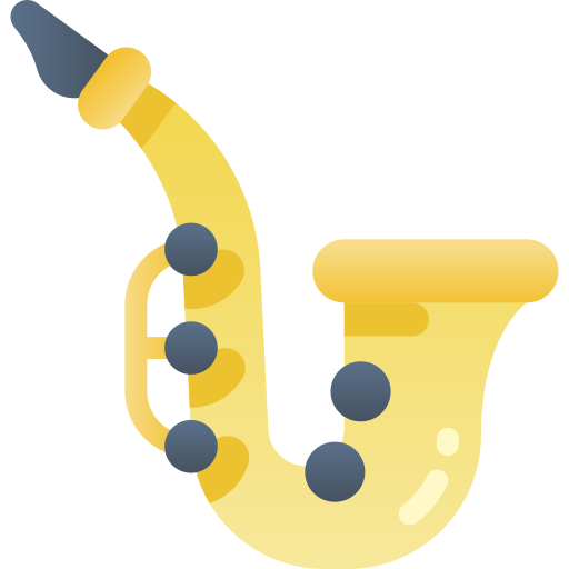 saxofón icono gratis