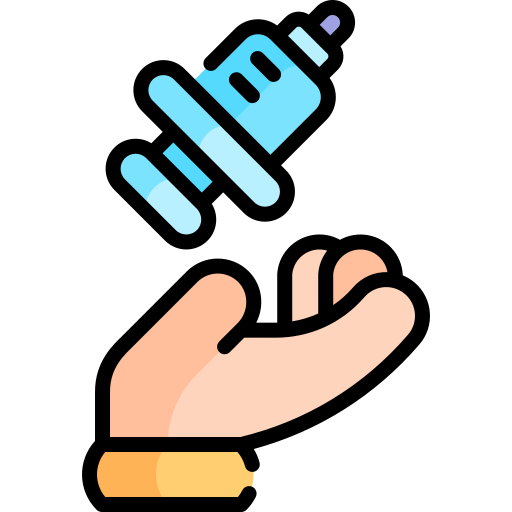 Vaccination free icon Vaccination free icon