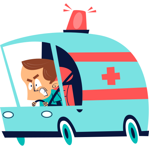 ambulancia gratis sticker