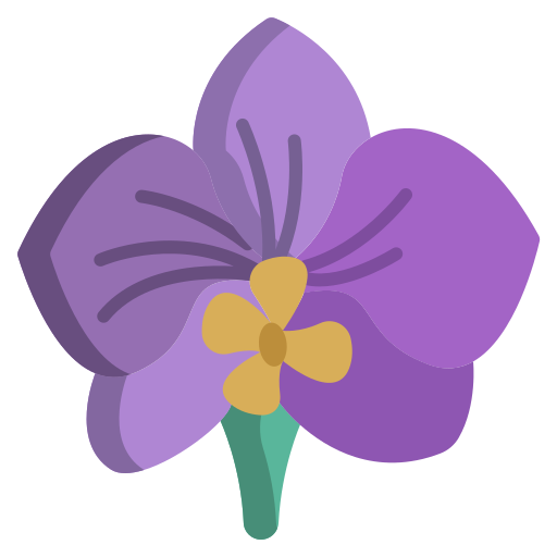 orchidée Icône gratuit orchidée Icône gratuit