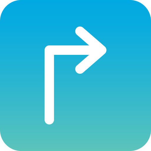 Turn right free icon Turn right free icon