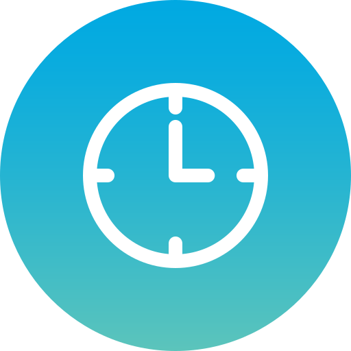 Clock Generic Flat Gradient icon