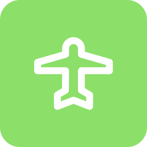 modo avión icono gratis