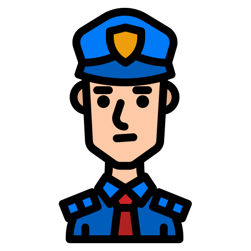 policía icono gratis