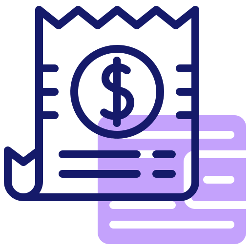 Invoice Inipagistudio Lineal Color icon