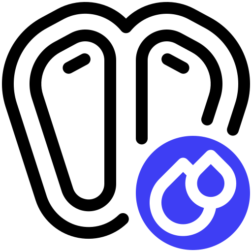 baño de pies icono gratis