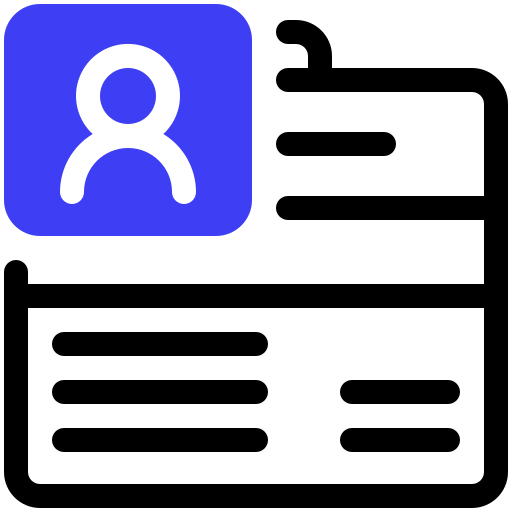 carte d'identité Icône gratuit carte d'identité Icône gratuit
