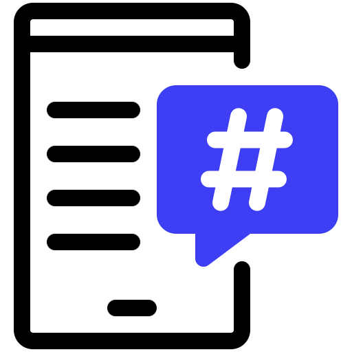 hashtag icono gratis