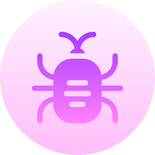Flea Basic Gradient Circular icon