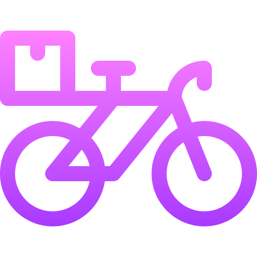 Delivery bike free icon Delivery bike free icon
