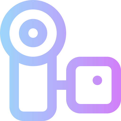 Camcorder Super Basic Rounded Gradient icon