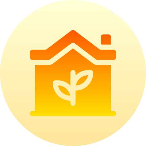 casa ecológica icono gratis