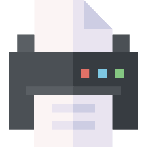 Printer Basic Straight Flat icon