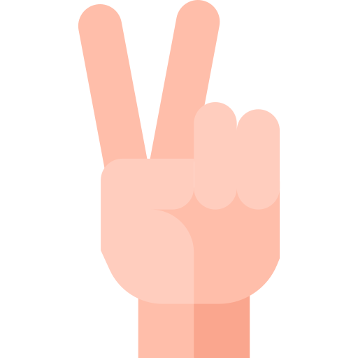 Peace Basic Straight Flat icon