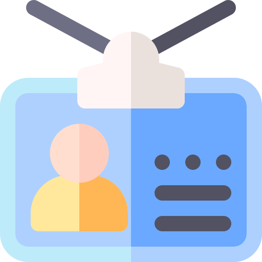 신분증 무료 아이콘