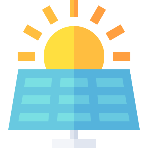 panel solar icono gratis