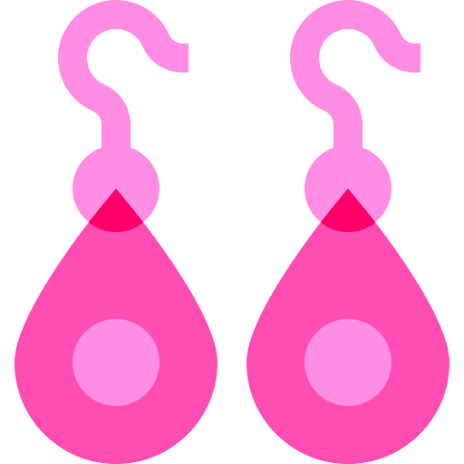 Earrings Basic Sheer Flat icon