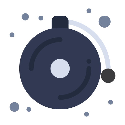 campana de la escuela icono gratis