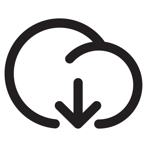 Cloud download free icon Cloud download free icon