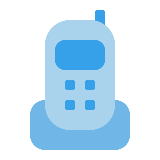 Cell phone Generic Blue icon