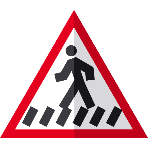 Zebra crossing - Free signs icons