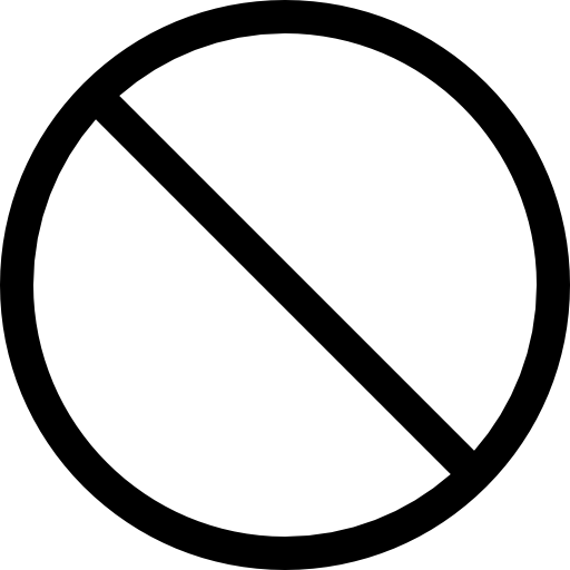 Prohibition free icon