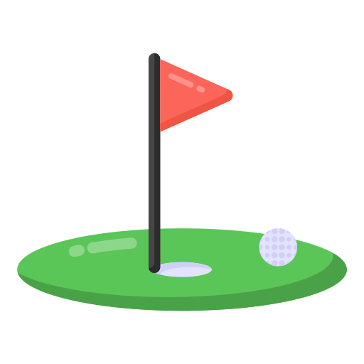 pelota de golf icono gratis