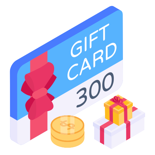 tarjeta de regalo icono gratis