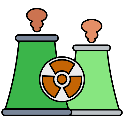 Nuclear plant - free icon