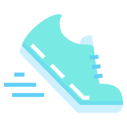 zapatos para correr icono gratis