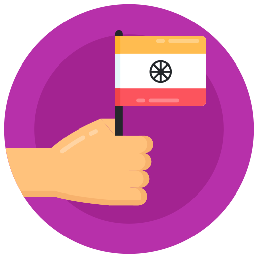 bandera india icono gratis