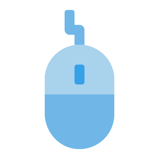 Mouse clicker Generic Blue icon